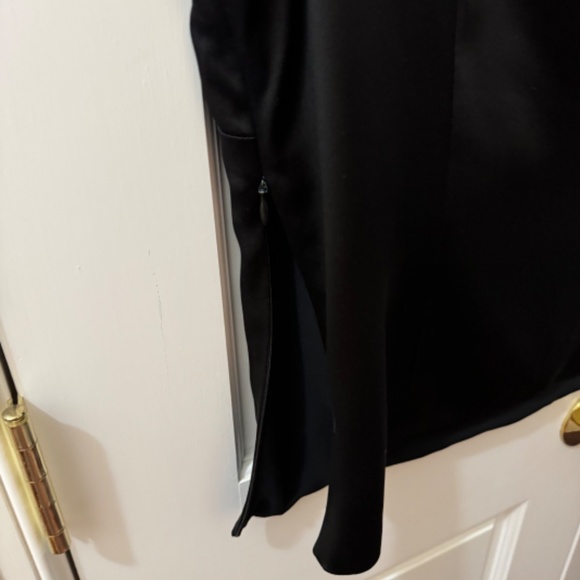 Layfayette 148 New York 100% black silk blouse size 14 - Picture 4 of 5